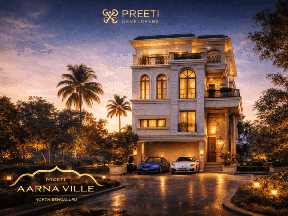 Preeti Aarna Ville, North Bangalore — Luxury 4 BHK Neo-Classical Villas at Pre-Launch Rates