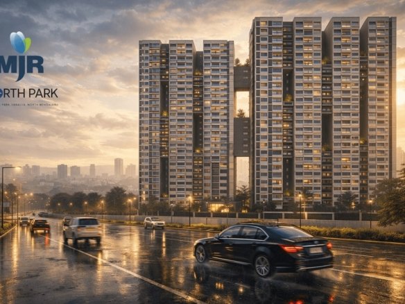 Location Advantage – Bagalur Aerospace Park, North Bangalore One of the strongest highlights of MJR North Park is its prime location inside KIADB Aerospace Park, a hub that is rapidly transforming into North Bangalore’s most powerful employment and residential corridor.